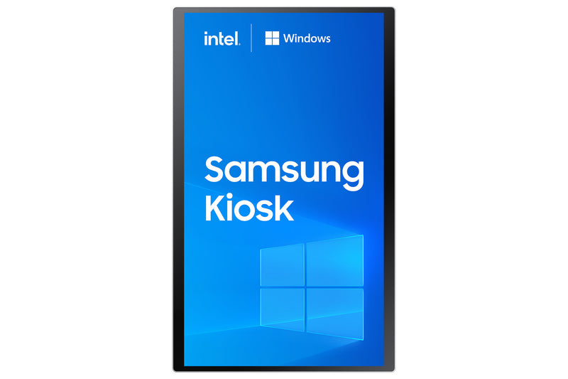 Samsung KM24C-C Kiosk design 61 cm (24") LED 250 cd/m² Fuld HD Hvid Berøringsskærm Indbygget processer Windows 10 IoT Enterprise 16/7