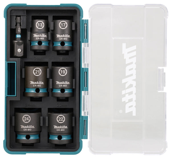 Makita E-16592 impakt kontakt Slagmuffe sæt Sort, Teal