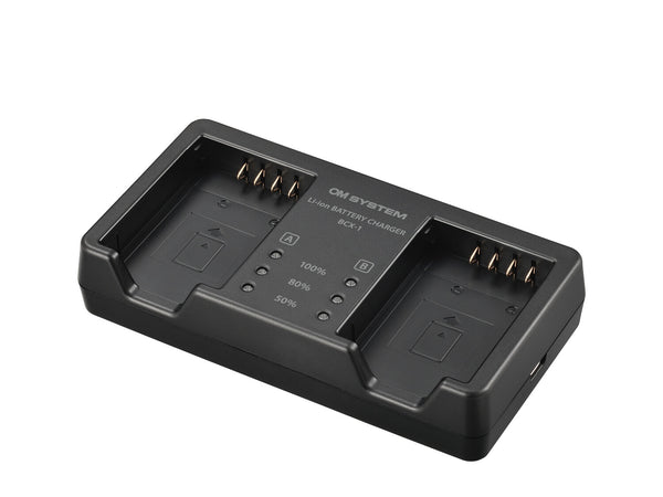 Olympus BCX-1 batterioplader Batteri til digitalkamera Vekselstrøm, USB