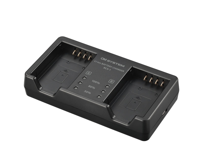 Olympus BCX-1 batterioplader Batteri til digitalkamera Vekselstrøm, USB
