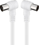Goobay 11520 koaxial kabel 1,5 m Koaksial Hvid