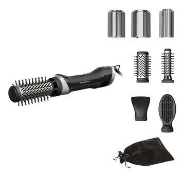 Rowenta Brush Activ UB9540F0 hårstyler Varmluftsbørste Varm Sort, Sølv 1000 W 1,8 m