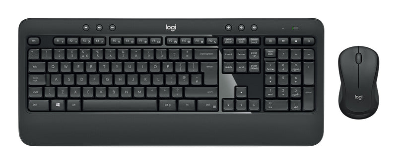 Logitech 920-008677 tastatur Mus inkluderet Universel RF trådløst QWERTZ Schweizisk Sort