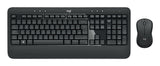 Logitech MK540 Advanced tastatur Mus inkluderet Universel RF trådløst QWERTY Italiensk Sort