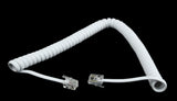 Gembird TC4P4CS-2M-W telefonkabel Hvid