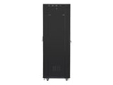 Lanberg FF01-6842-12BL stativ 42U Fritstående reol Sort