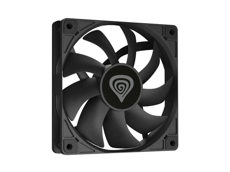 GENESIS Oxal 120 Computerkabinet Ventilator 12 cm Sort 1 stk