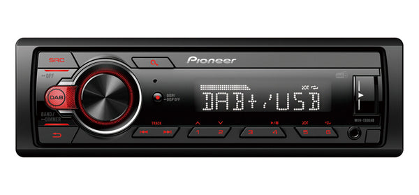 Pioneer MVH-130DAB bil media receiver Sort, Rød 200 W