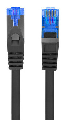 Lanberg PCF6A-10CC netværkskabel Sort 10 m Cat6a S/FTP (S-STP)