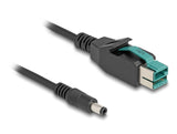 DeLOCK 80497 kabel kønsskifter USB DC 5.5 Sort