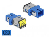 DeLOCK 86888 fiber adapter SC/SC 1 stk Blå