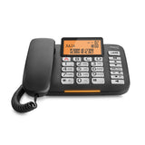 Gigaset DL580 Analog telefon Nummervisning Sort