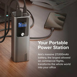 ALOGIC A27KPB140W powerbank 27000 mAh Sølv