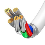 Baseus CATLYS-02 Lightning kabel 0,25 m Hvid