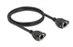 DeLOCK 90784 netværkskabel Sort 1 m Cat6a S/FTP (S-STP)