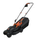 Black & Decker BEMW351-QS plæneklipper Manuel plæneklipper Sort, Orange