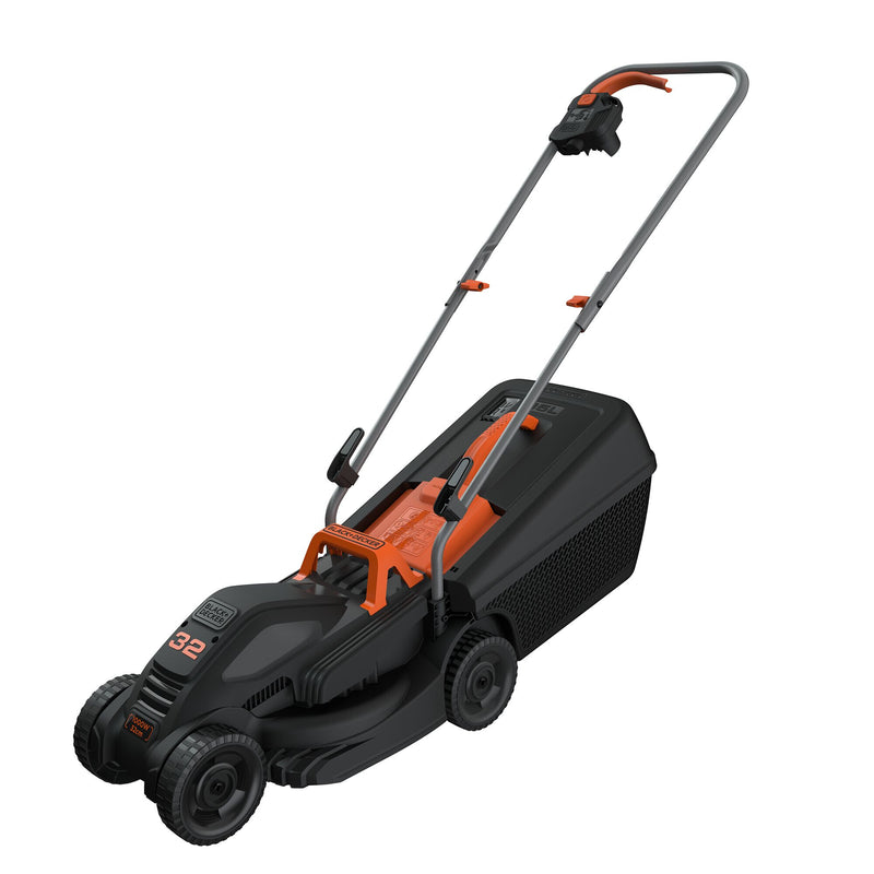 Black & Decker BEMW351-QS plæneklipper Manuel plæneklipper Sort, Orange