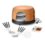 Emerio PO-116124.1 pizza fremstiller & ovn 2 pizza(er) 1500 W Sort, Terrakotta