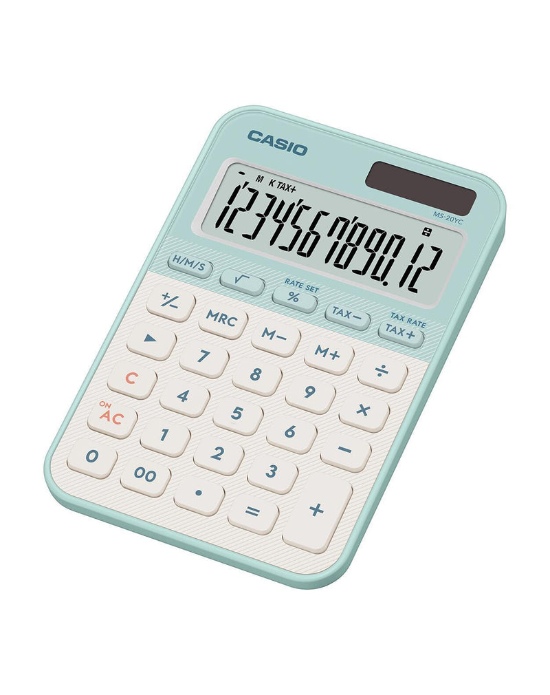 Casio MS-20YC regnemaskine Desktop Basis Lysegrøn