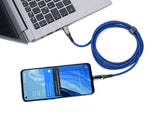 TROIKA CBL20/DB USB-kabel 2 m USB C USB C/Lightning 100 W Blå