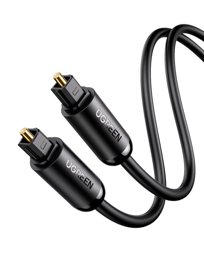 Ugreen 70892 lydkabel 2 m Toslink Sort