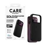 PanzerGlass CARE™ by ® Solo Vegan Leather Case Sort m. MagSafe iPhone 18 Pro | 17 Pro