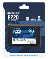 Patriot Memory P220 512GB 2.5" Serial ATA III