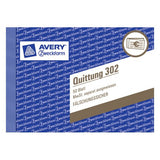 Avery 302 administrationsbog Blå, Hvid