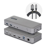 StarTech.com 196UE-USBC-DOCK dockingstation Ledningsført USB 3.2 Gen 2 (3.1 Gen 2) Type-C Grå