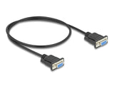 DeLOCK 86822 serielkabel Sort 0,5 m DB-9