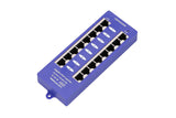 Extralink POE INJECTOR 8 PORT GIGABIT MODE B - 1 Gbps - 8-Port Hurtigt ethernet, Gigabit Ethernet 48 V