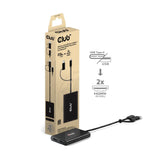 CLUB3D CSV-1475 video-splitter USB Type-C 2x HDMI