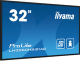 iiyama LH3260HS-B1AG skilte display Digital A-tavle 80 cm (31.5") LED Wi-Fi 500 cd/m² Fuld HD Sort Indbygget processer Android 11 24/7