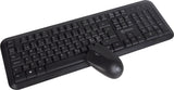 Voxicon 210WL tastatur Mus inkluderet RF trådløst QWERTY Nordisk Sort