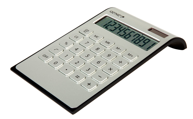 Genie DD400 regnemaskine Desktop Basis Sort, Sølv