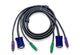 ATEN 10ft PS/2 KVM-kabel Sort 3 m
