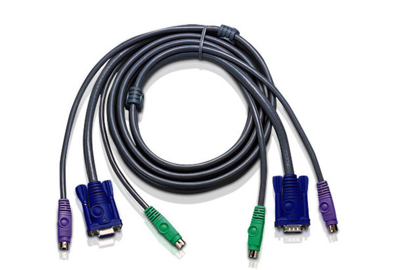 ATEN 10ft PS/2 KVM-kabel Sort 3 m