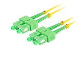 Lanberg FO-SASA-SD11-0020-YE InfiniBand og fiberoptisk kabel 2 m SC Grøn, Gul