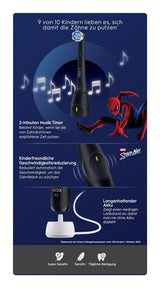 Oral-B iO Kids Spiderman Barn Roterende tandbørste Sort