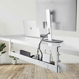 StarTech.com CALW-DESK-CABLE-TRAY kabelorganisator Skrivebord Kabelbakke Hvid 1 stk
