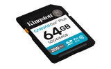 Kingston Technology Canvas Go! Plus 64 GB SDXC Canvas Go Plus Gen4 200 MB/s C10 UHS-I U3 V30
