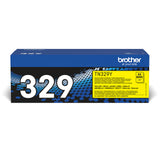 Brother TN-329YTWIN tonerpatron 2 stk Original Gul