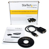 StarTech.com ICUSB2321X kabel kønsskifter DB-9 USB 2.0 A Sort