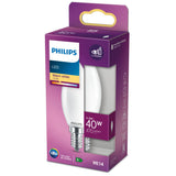 Philips Filament kertepære, matteret 40 W B35 E14