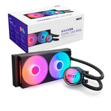 NZXT Kraken Core 240 RGB Processor Væskekølingssæt 12 cm Sort 1 stk