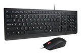 Lenovo 4X31R64409 tastatur Mus inkluderet Universel USB Dansk Sort