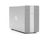 OWC Mercury Elite Pro Dual HDD/SSD kabinet Sølv 2.5/3.5"