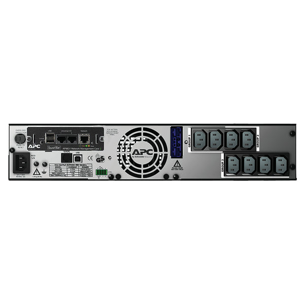 APC Smart-UPS UPS-enhed Interaktivt indgangsstik 1,5 kVA 1200 W 8 AC stikkontakt(er)