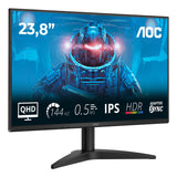 AOC B3 Q24B36X computerskærm 60,5 cm (23.8") 2560 x 1440 pixel Quad HD LED Sort