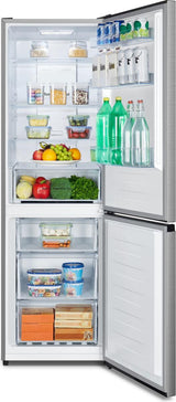 Hisense RB390N4BCC Fritstående 304 L Grå, Rustfrit stål